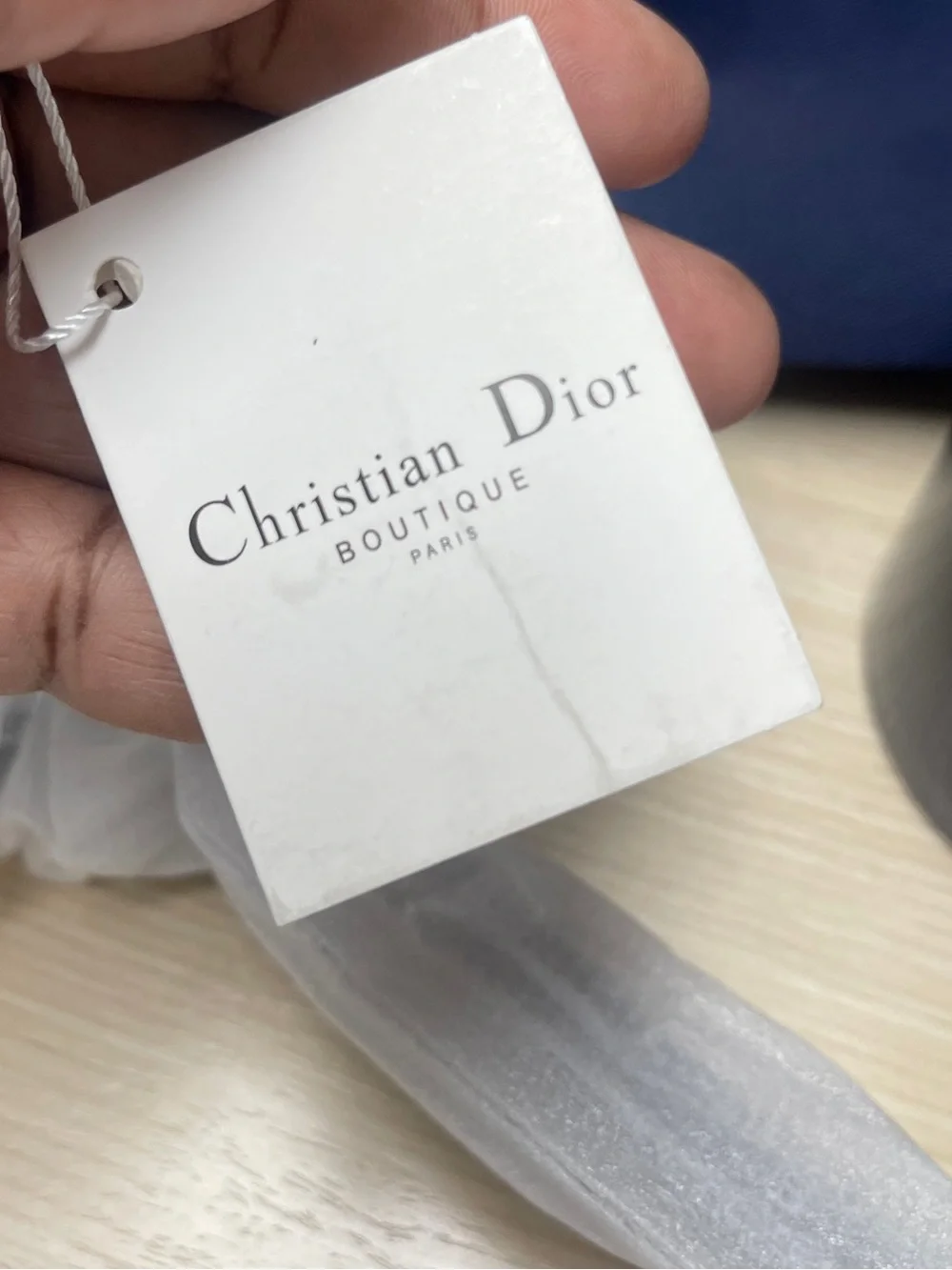 Dior Navy Water Bottle Tumbler Holder w/Strap Limited VIP Gift Novelty GWP NWT